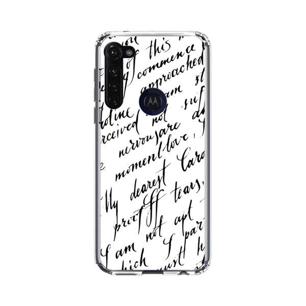 Handwritten Calligraphy Motorola Moto G Stylus (2020) Case