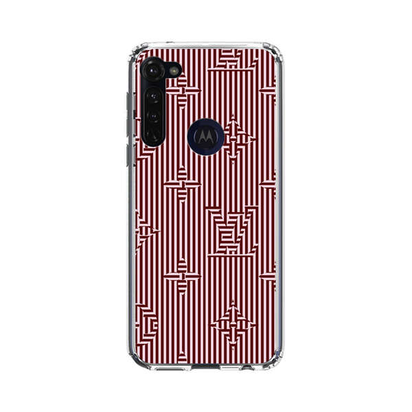 Intricate Geometric Striped Pattern Motorola Moto G Stylus (2020) Case