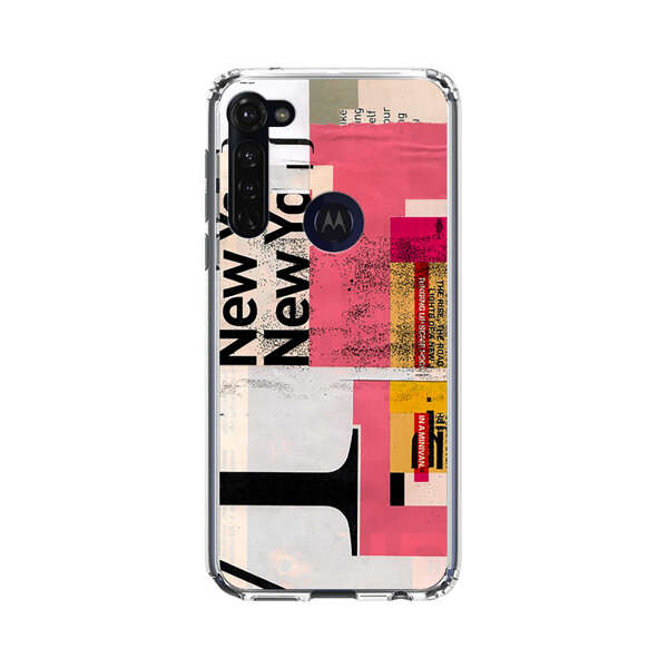 Modern Abstract Collage Artwork Motorola Moto G Stylus (2020) Case