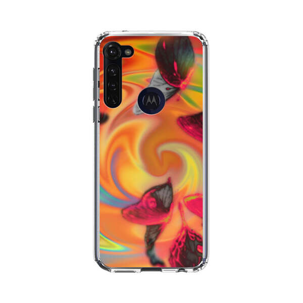 Psychedelic Butterflies Swirl Motorola Moto G Stylus (2020) Case