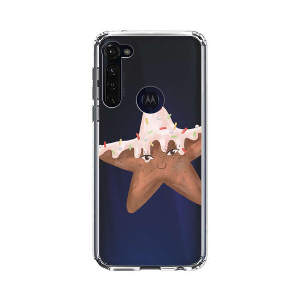 Smiling Gingerbread Star Cookie Motorola Moto G Stylus (2020) Case