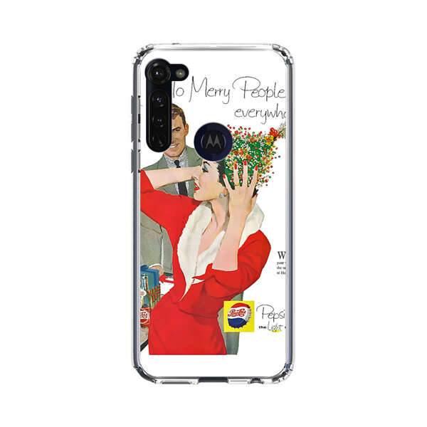 Vintage Pepsi-Cola Holiday Advertisement Motorola Moto G Stylus (2020) Case