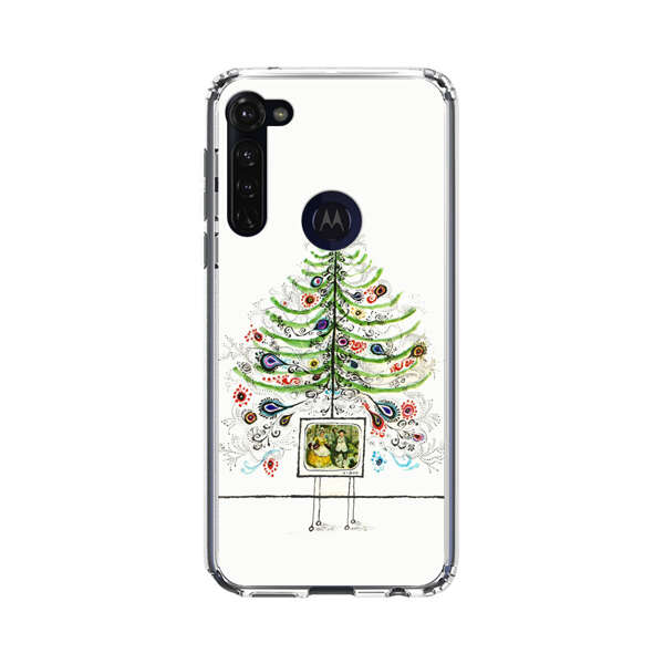 Whimsical Christmas Tree Artistic Design Motorola Moto G Stylus (2020) Case