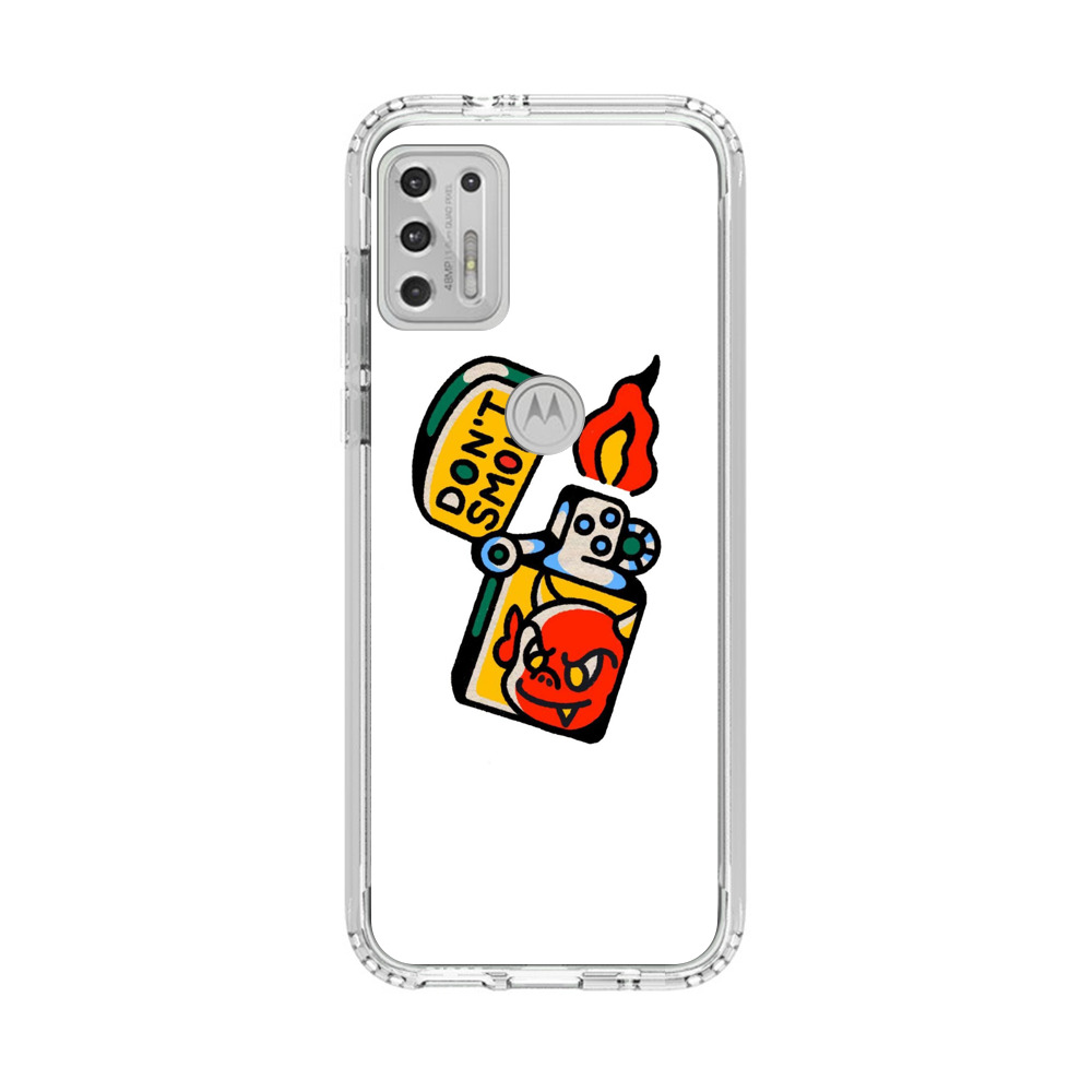 Don't Smoke Vintage Lighter with Devil Face Motorola Moto G Stylus (2021) Case