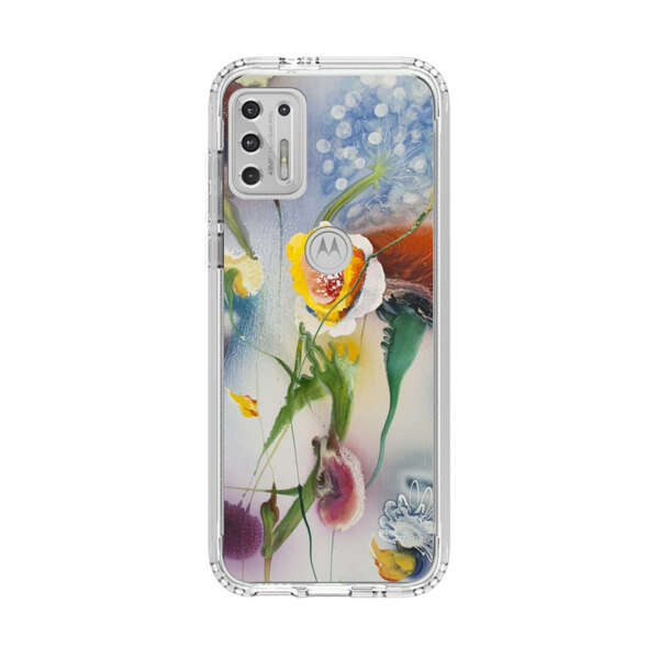 Abstract Colorful Flowers Motorola Moto G Stylus (2021) Case