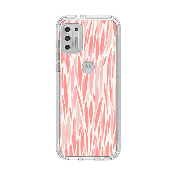 Abstract Coral Wavy Lines Pattern Motorola Moto G Stylus (2021) Case