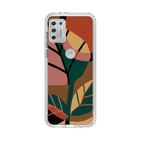 Abstract Geometric Leaves Design Motorola Moto G Stylus (2021) Case