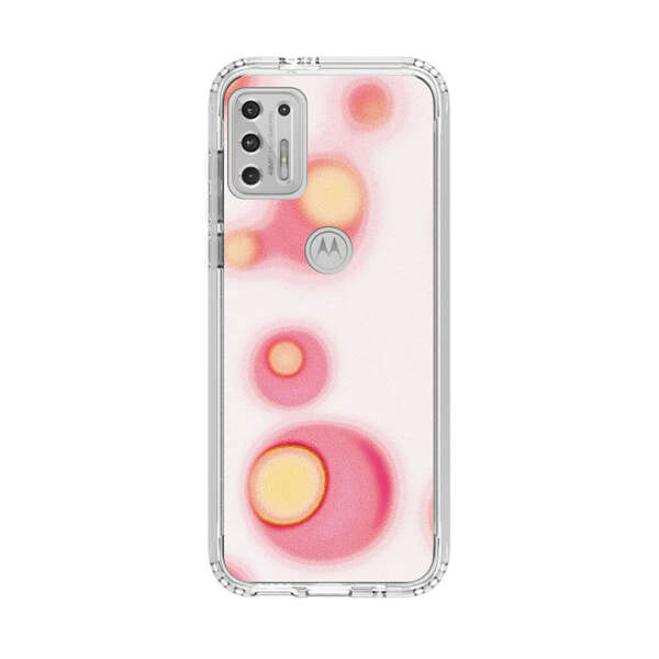 Abstract Pink and Yellow Blobs Motorola Moto G Stylus (2021) Case