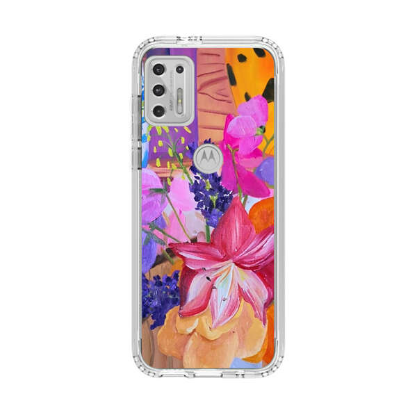 Bright Vibrant Floral Still Life Motorola Moto G Stylus (2021) Case
