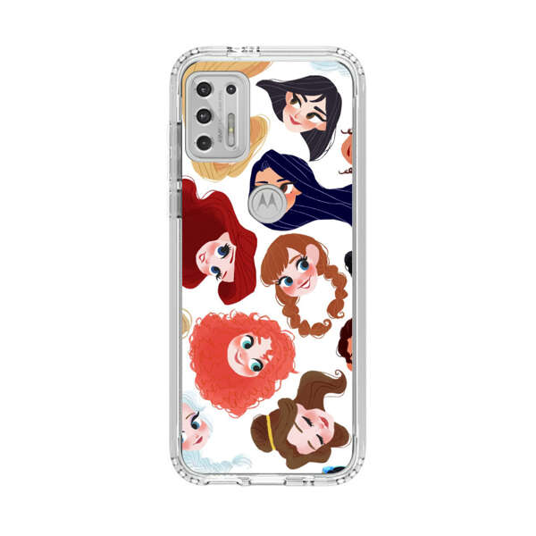 Diverse Animated Girl Faces Motorola Moto G Stylus (2021) Case