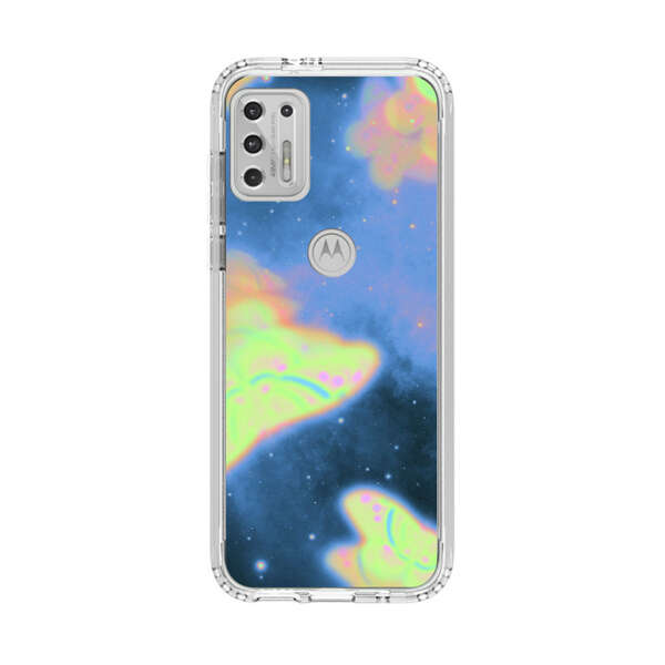 Dreamy Glowing Cosmic Butterflies Motorola Moto G Stylus (2021) Case