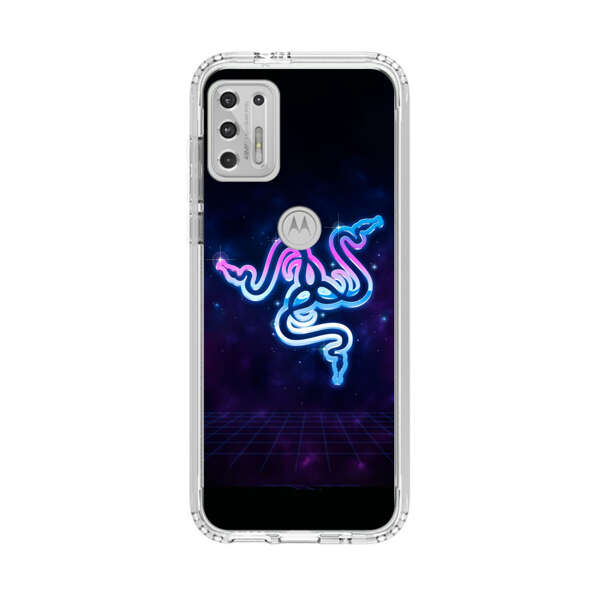 Glowing Neon Triple Snake Motorola Moto G Stylus (2021) Case