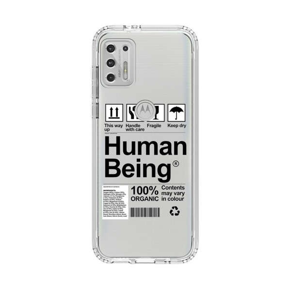 Human Being Fragile Label Design Motorola Moto G Stylus (2021) Case