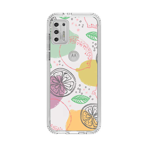 Lemon Colorful Abstract Pattern Motorola Moto G Stylus (2021) Case