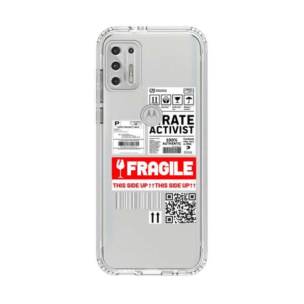 Pirate Activist Fragile Shipping Label Motorola Moto G Stylus (2021) Case