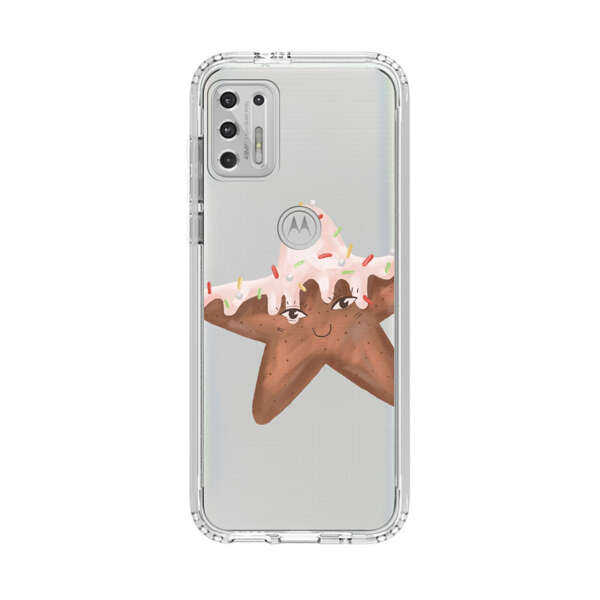 Smiling Gingerbread Star Cookie Motorola Moto G Stylus (2021) Case