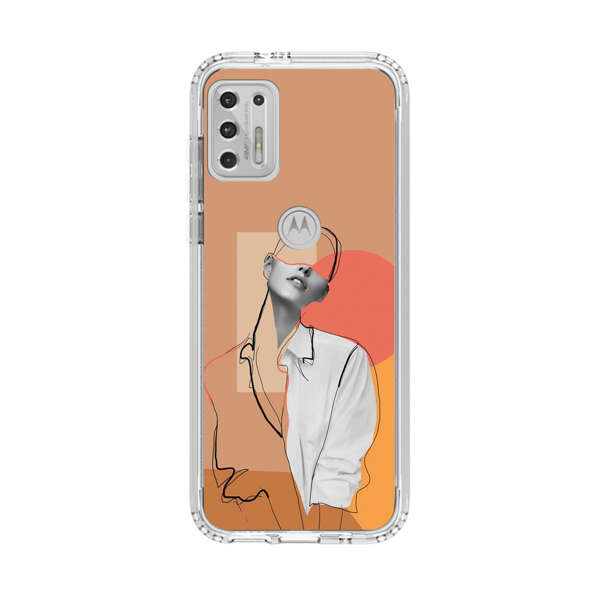 Stylish Abstract Portrait Art Motorola Moto G Stylus (2021) Case