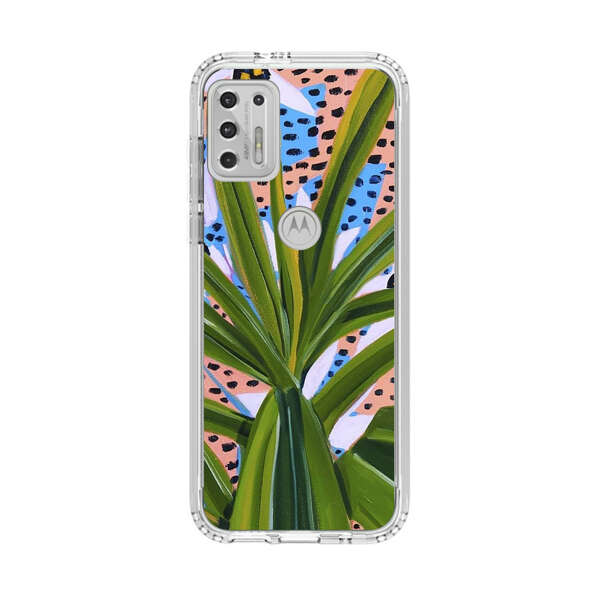 Tropical Leaves Abstract Pattern Motorola Moto G Stylus (2021) Case