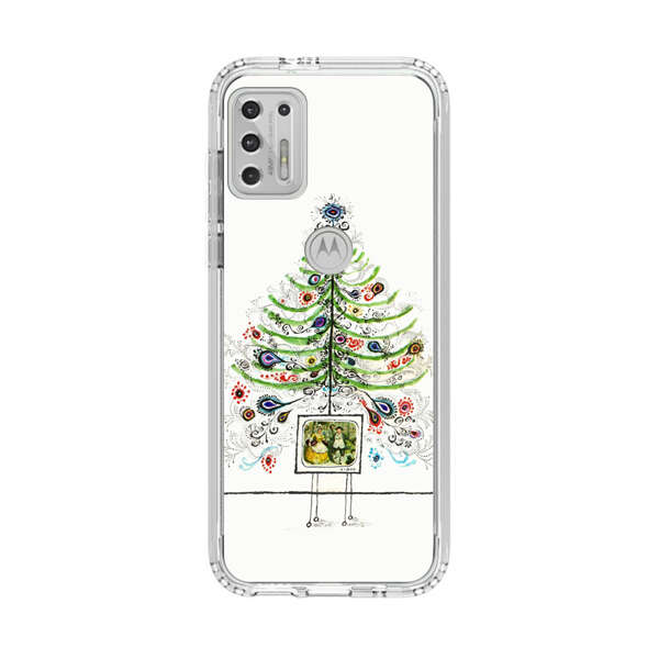 Whimsical Christmas Tree Artistic Design Motorola Moto G Stylus (2021) Case