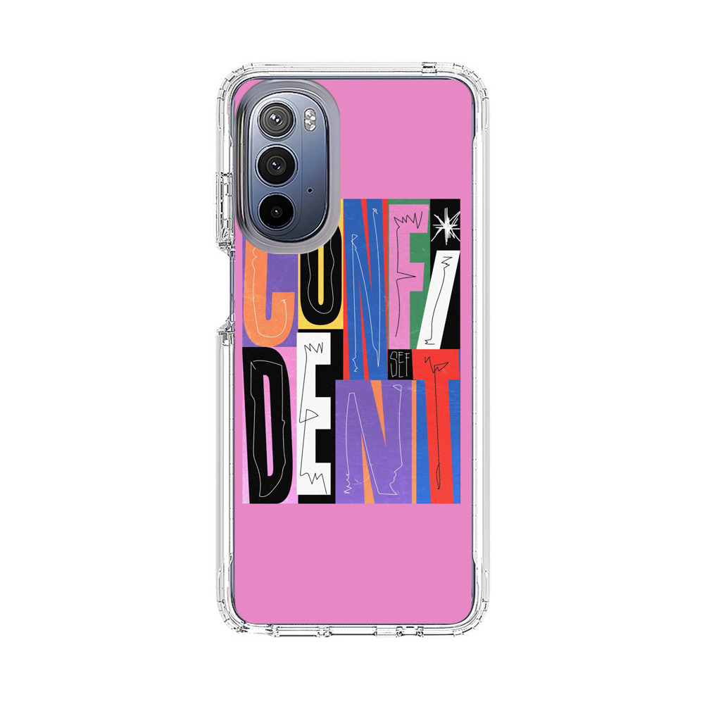 Confident Bold Colorful Typography Motorola Moto G Stylus (2022) Case