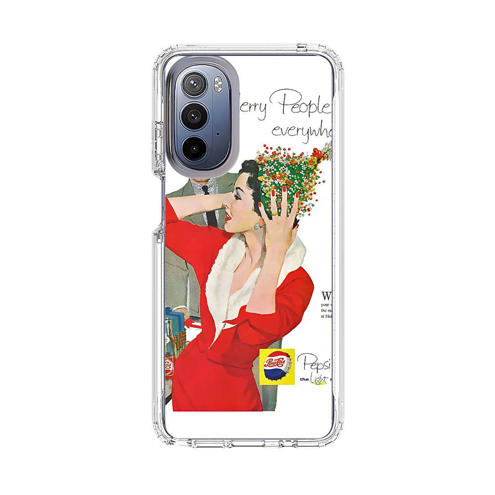Vintage Pepsi-Cola Holiday Advertisement Motorola Moto G Stylus (2022) Case