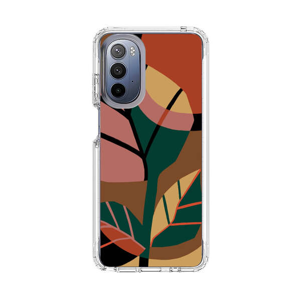 Abstract Geometric Leaves Design Motorola Moto G Stylus (2022) Case