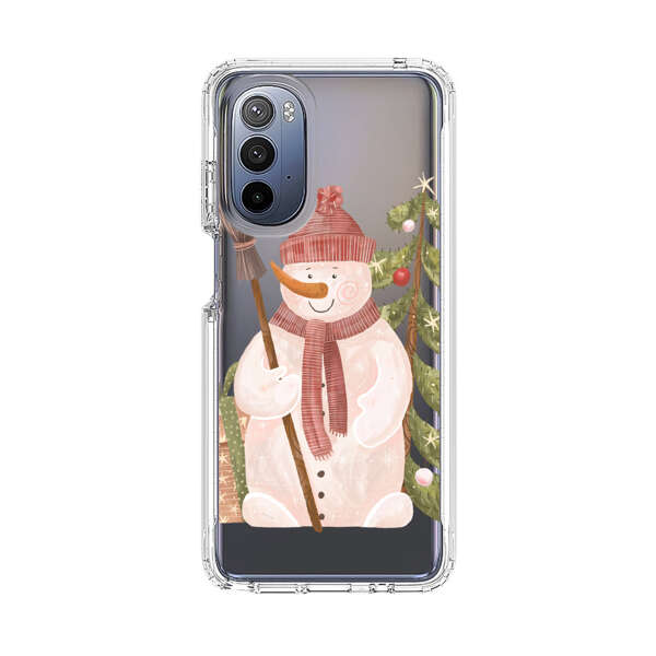 Charming Winter Snowman Illustration Motorola Moto G Stylus (2022) Case