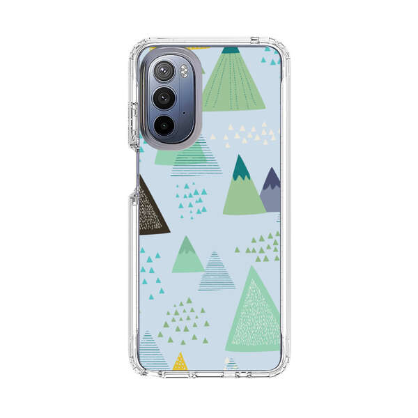 Colorful Abstract Mountain Pattern Motorola Moto G Stylus (2022) Case