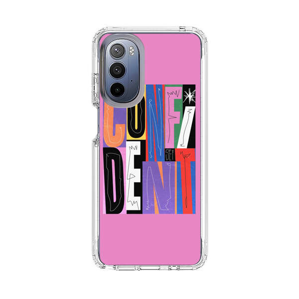 Confident Bold Colorful Typography Motorola Moto G Stylus (2022) Case