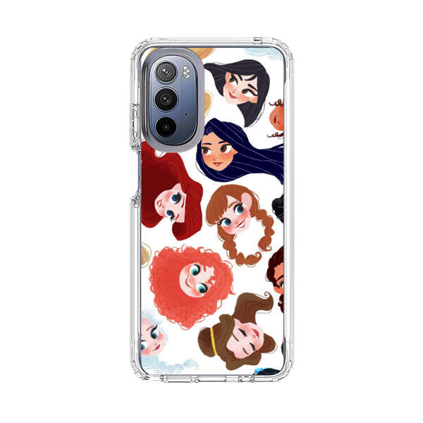 Diverse Animated Girl Faces Motorola Moto G Stylus (2022) Case