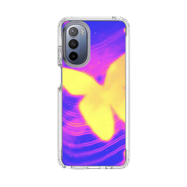 Glowing Purple and Yellow Butterflies Motorola Moto G Stylus (2022) Case