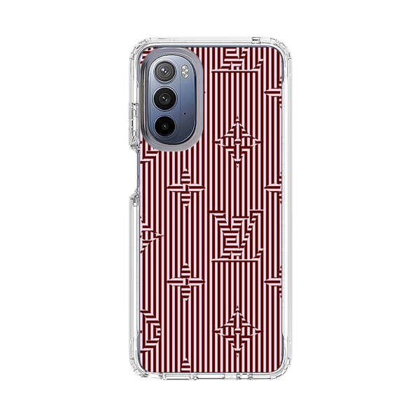 Intricate Geometric Striped Pattern Motorola Moto G Stylus (2022) Case