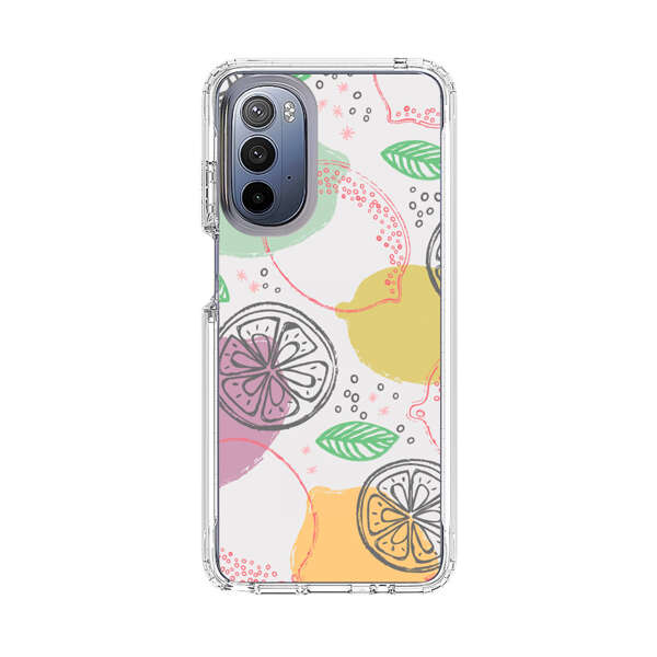 Lemon Colorful Abstract Pattern Motorola Moto G Stylus (2022) Case