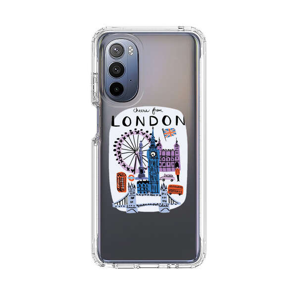 London Iconic Landmarks Illustration Motorola Moto G Stylus (2022) Case