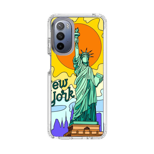 Statue of Liberty New York Artistic Sun Motorola Moto G Stylus (2022) Case