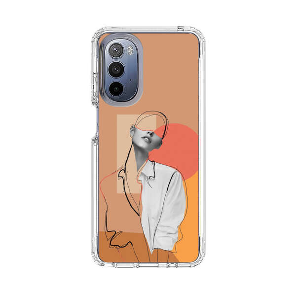 Stylish Abstract Portrait Art Motorola Moto G Stylus (2022) Case