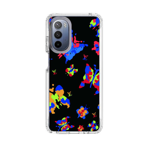 Vibrant Abstract Butterflies and Floral Splashes Motorola Moto G Stylus (2022) Case