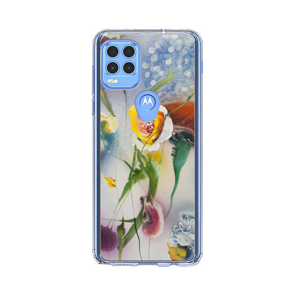 Abstract Colorful Flowers Motorola Moto G Stylus 5G (2021) Case