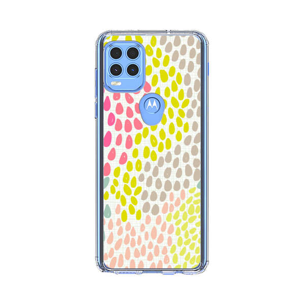 Colorful Abstract Teardrop Pattern Motorola Moto G Stylus 5G (2021) Case
