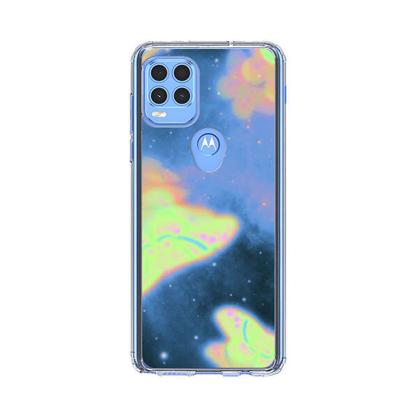 Dreamy Glowing Cosmic Butterflies Motorola Moto G Stylus 5G (2021) Case
