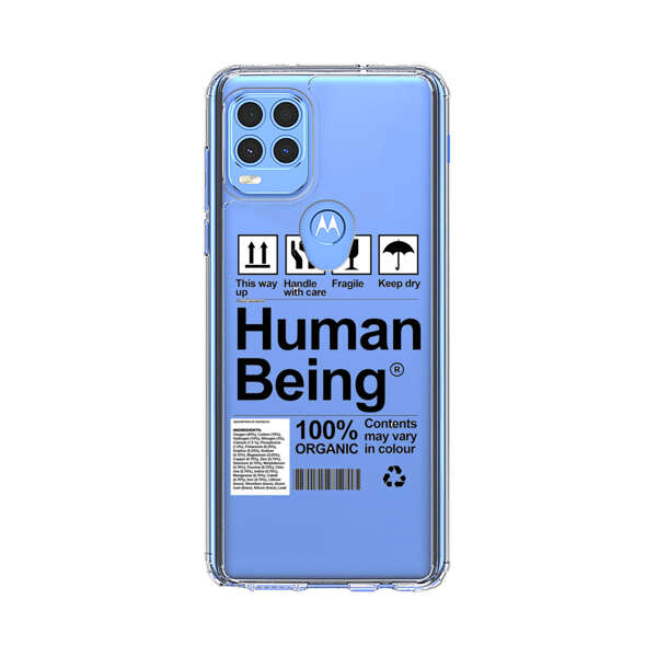 Human Being Fragile Label Design Motorola Moto G Stylus 5G (2021) Case