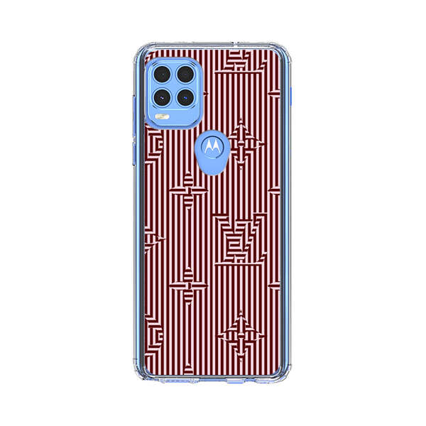 Intricate Geometric Striped Pattern Motorola Moto G Stylus 5G (2021) Case