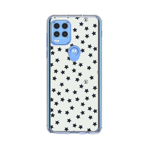 Minimalist Black Stars Pattern Motorola Moto G Stylus 5G (2021) Case