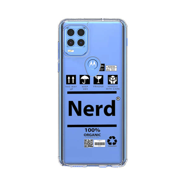 Minimalist Nerd Shipping Icons Design Motorola Moto G Stylus 5G (2021) Case