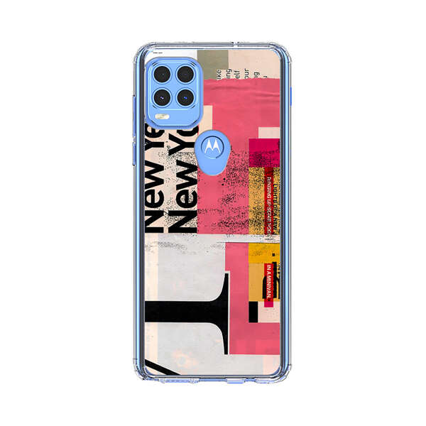 Modern Abstract Collage Artwork Motorola Moto G Stylus 5G (2021) Case