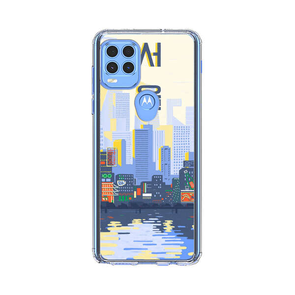 Modern City Skyline Reflection Motorola Moto G Stylus 5G (2021) Case