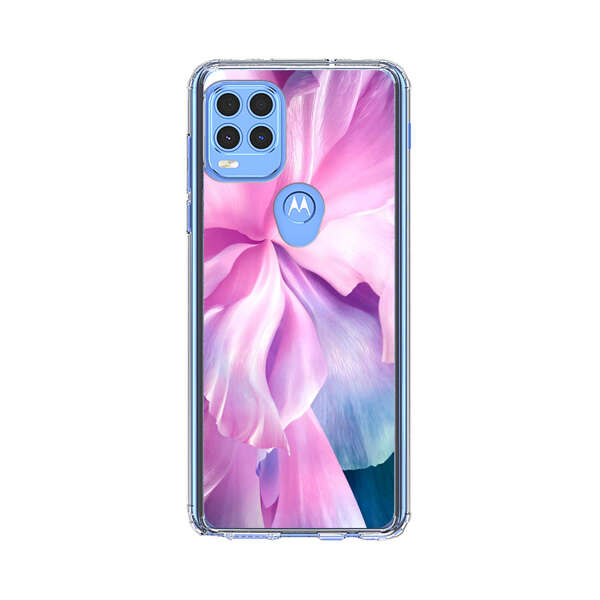 Pink Purple Flower Petals Motorola Moto G Stylus 5G (2021) Case