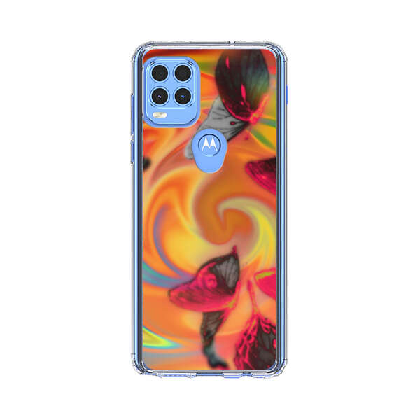 Psychedelic Butterflies Swirl Motorola Moto G Stylus 5G (2021) Case