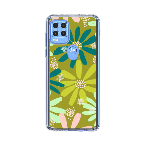 Vibrant Floral Daisy Pattern Motorola Moto G Stylus 5G (2021) Case