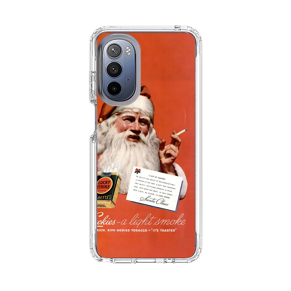 Vintage Santa Claus Smoking Lucky Strike Cigarettes Advertisement Motorola Moto G Stylus 5G (2022) Case